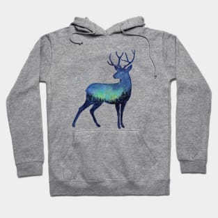 Reindeer with Galaxy Hoodie